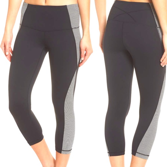 Zella Sporty Splice Cropped Leggings - Picture 1 of 10